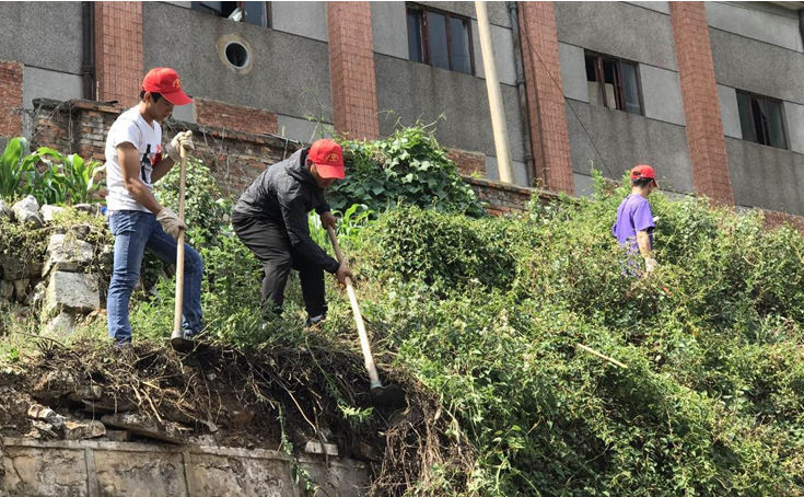 我參與，我光榮（云南盛翔安廣網絡項目監(jiān)理部參與安寧“創(chuàng)文”志愿者活動側記）