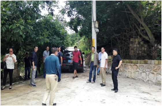 龍山村小組觀景臺(tái)、活動(dòng)房竣工驗(yàn)收