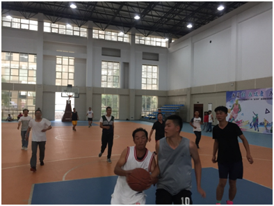 320國道提升工程項目部工會組織籃球聯(lián)誼賽