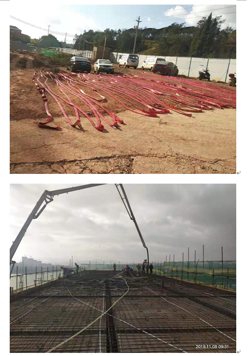 安寧市寧湖小學(xué)改擴建工程教學(xué)樓主體封頂