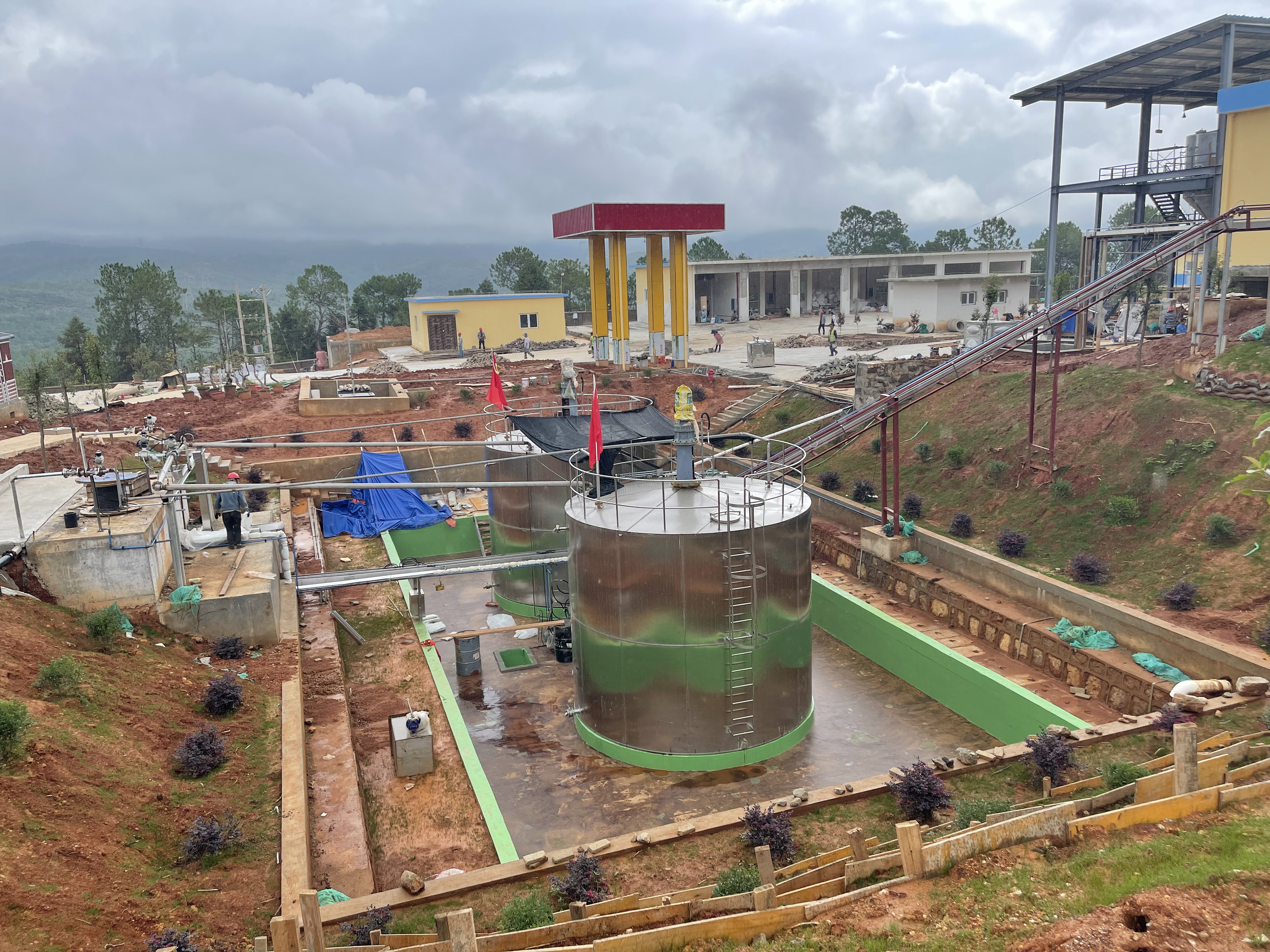 云南安化有限責(zé)任公司大理分公司（大理州鶴慶縣生產(chǎn)點）建設(shè)項目8月進度