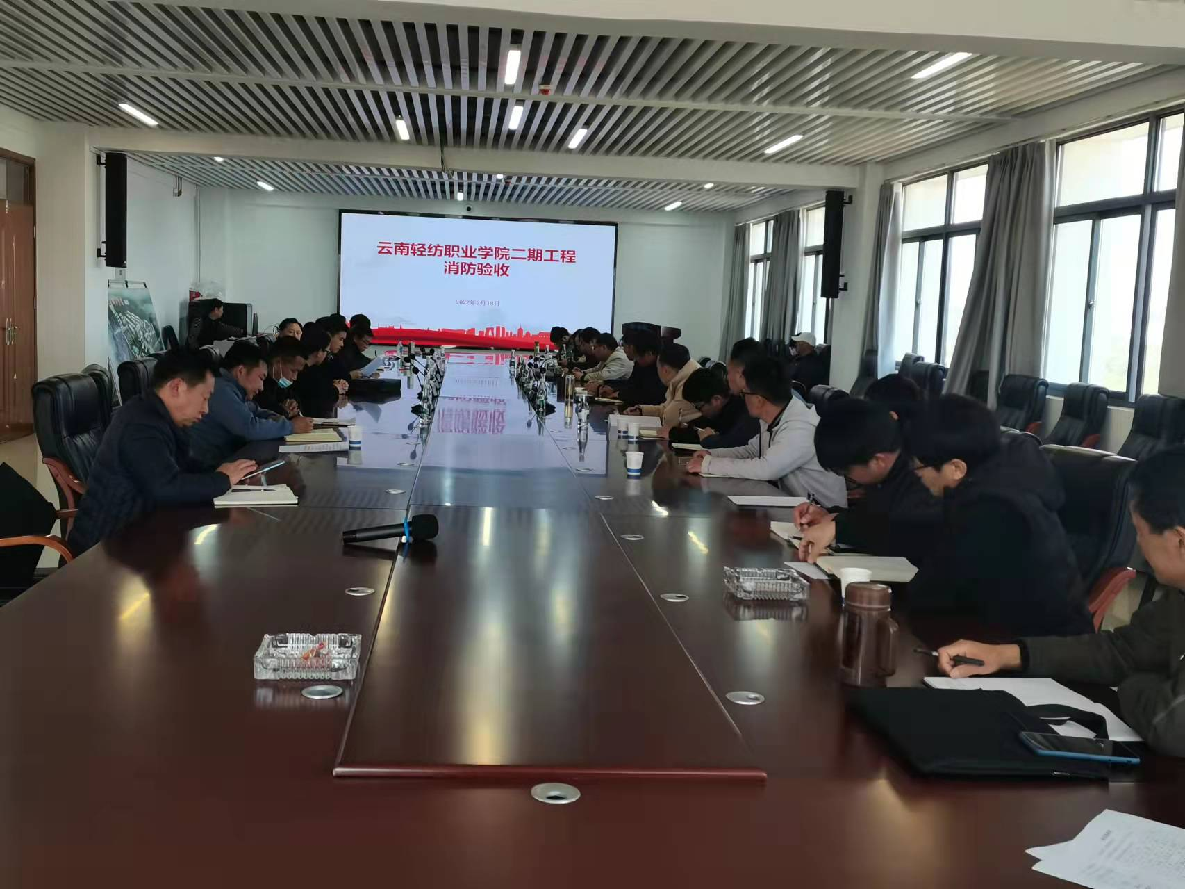 云南輕紡職業(yè)學(xué)院已完成第一、二期消防驗(yàn)收工作