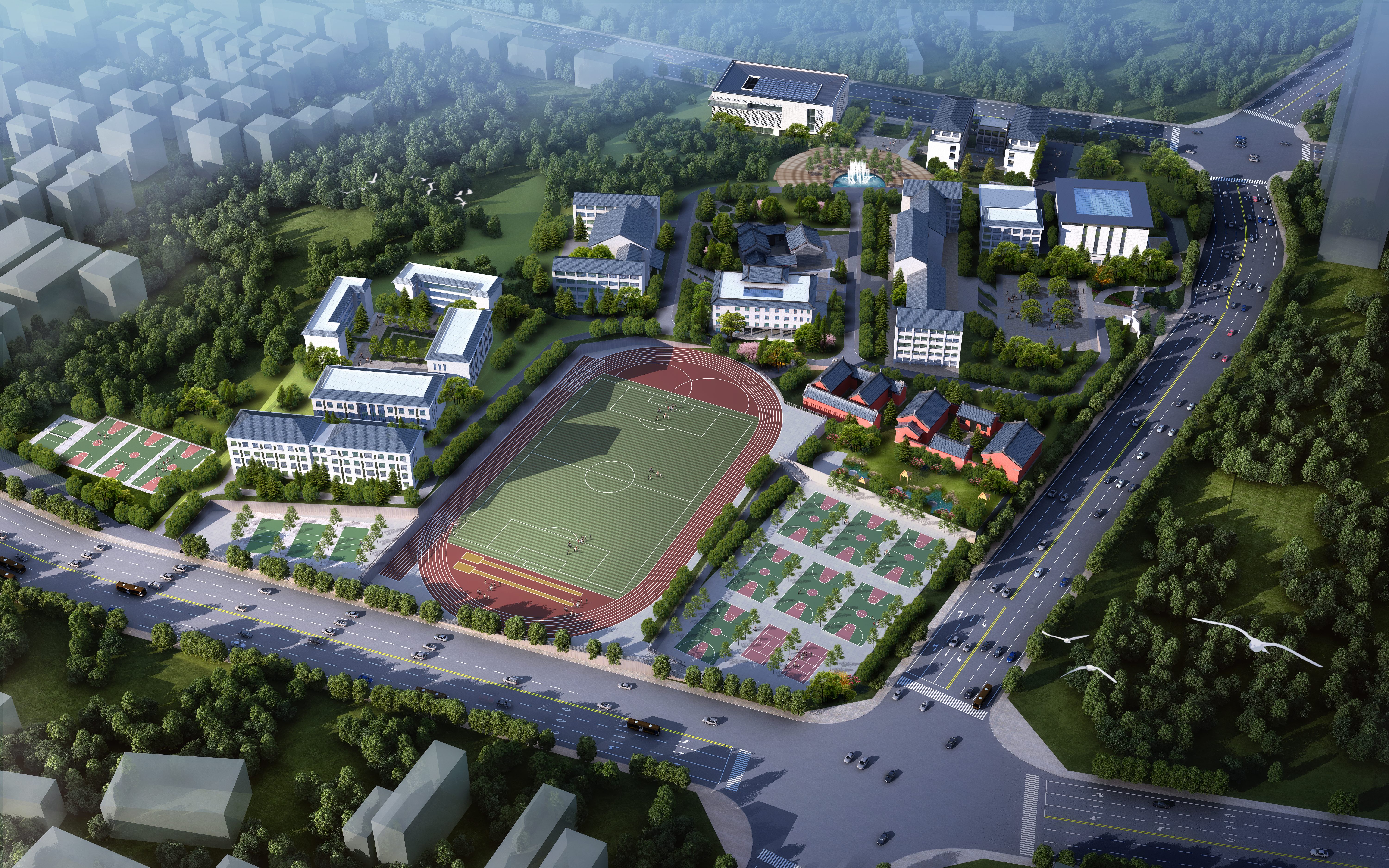 安寧市第一中學改擴建工程