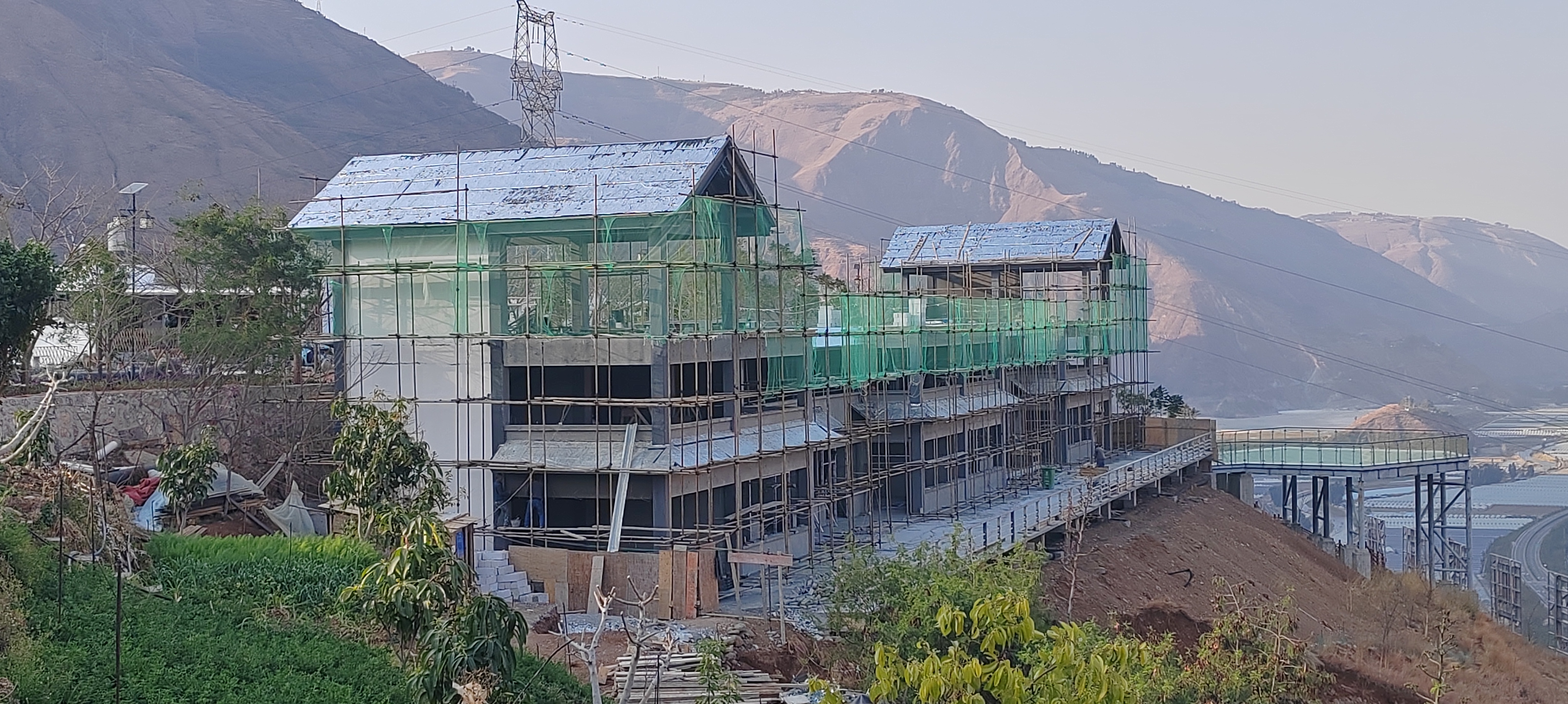 東川區(qū)湯丹鎮(zhèn)灑海村鄉(xiāng)村振興示范點(diǎn)鄉(xiāng)村旅游項(xiàng)目（二期） 特色商業(yè)街區(qū)建設(shè)工程項(xiàng)目2月份進(jìn)度