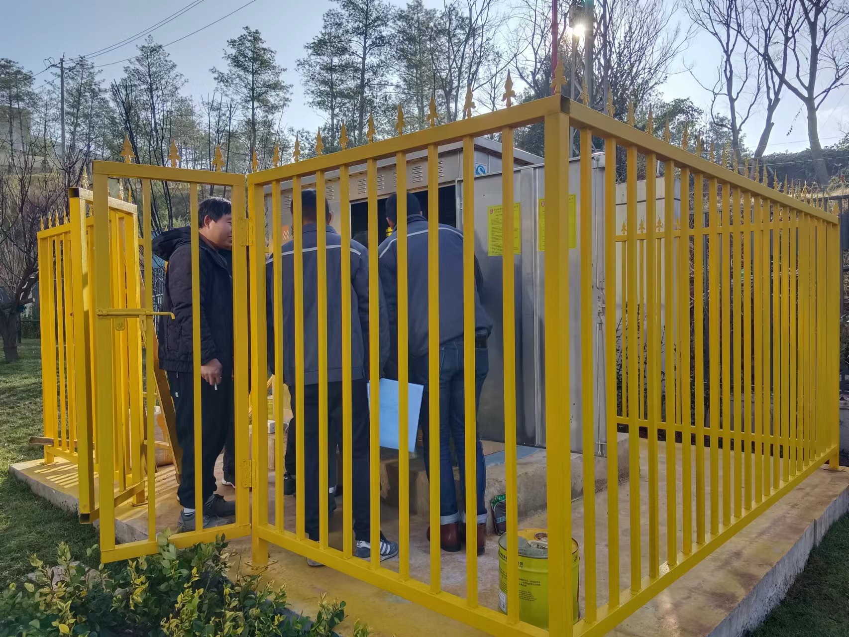 安寧俊發(fā)城觀雅苑住宅小區(qū)燃氣設施安裝工程通過初驗