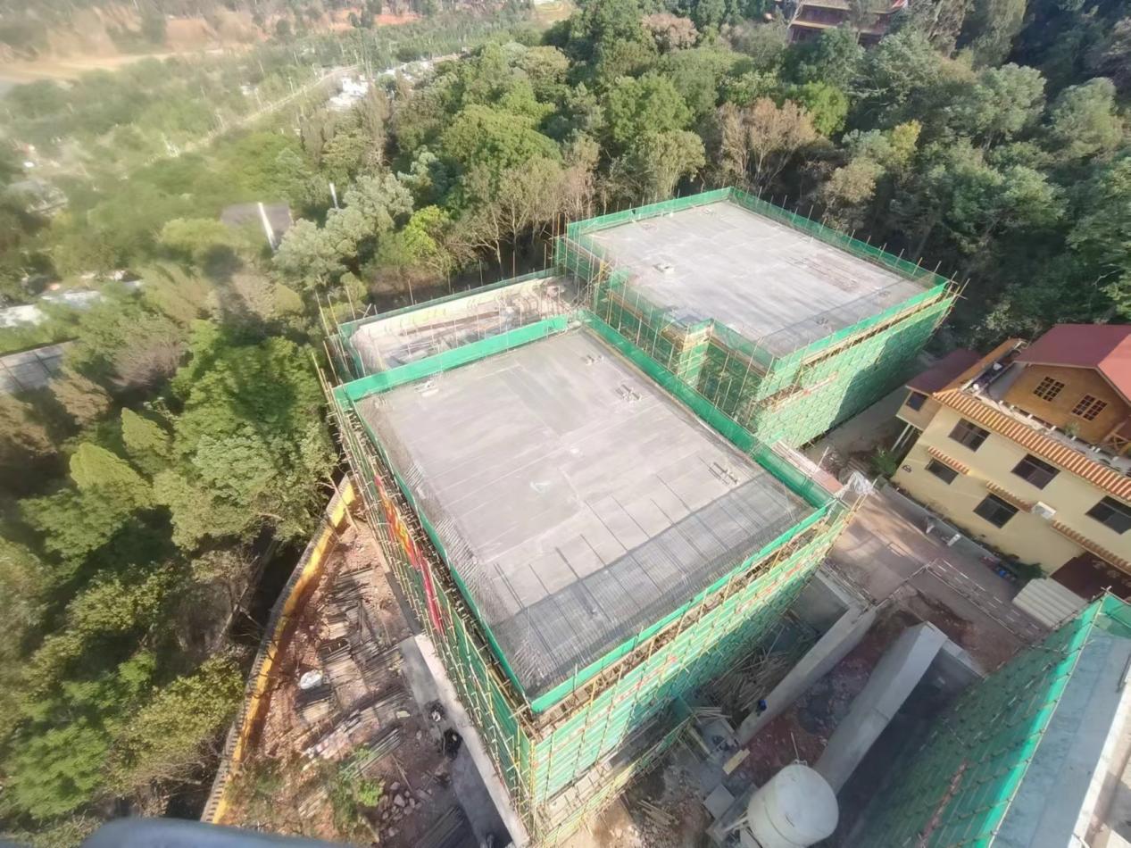 云南佛學(xué)院師生宿舍樓、食堂樓建設(shè)項目5月進(jìn)度