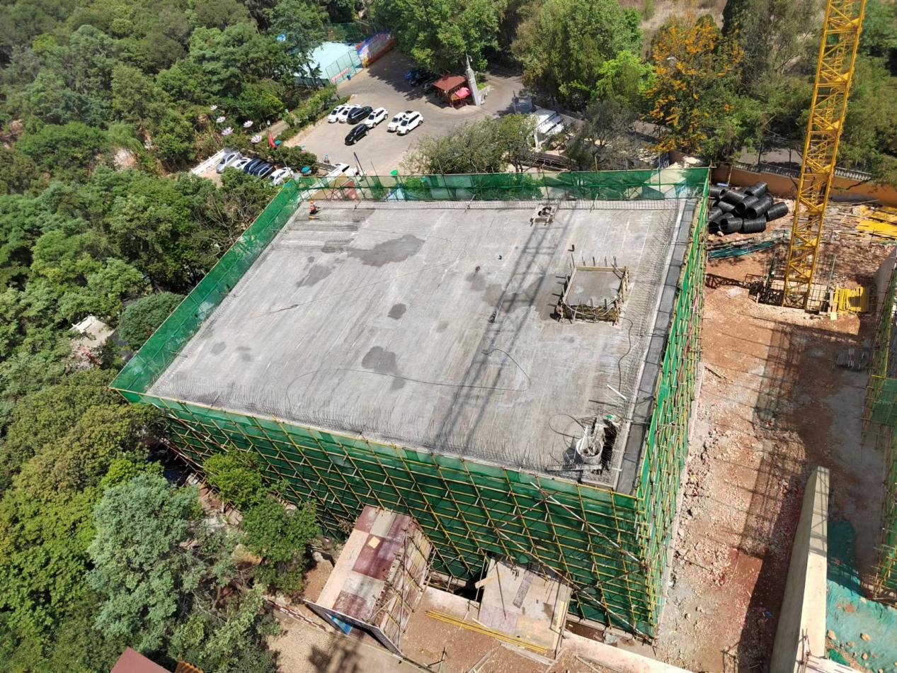 云南佛學(xué)院師生宿舍樓、食堂樓建設(shè)項目5月進(jìn)度